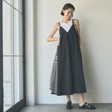ポリツイルダブルストラップキャミワンピース | coen【women】 | 詳細画像1