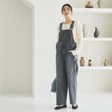 DK.GRAY | デニムオーバーオール | coen【women】