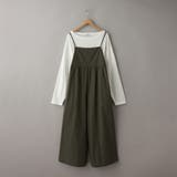 【2セットアイテム】ロングスリーブT&ギャザーサロペット | coen【women】 | 詳細画像7 