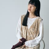 クラッシュベロアVネックジャンスカ | coen【women】 | 詳細画像14