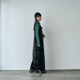 クラッシュベロアVネックジャンスカ | coen【women】 | 詳細画像4