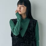 クラッシュベロアVネックジャンスカ | coen【women】 | 詳細画像8