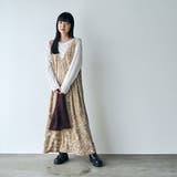 BEIGE | クラッシュベロアVネックジャンスカ | coen【women】