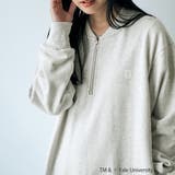 YALE別注ロゴプリントハーフジップワンピース | coen【women】 | 詳細画像11