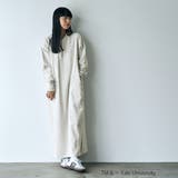 LT.GRAY | YALE別注ロゴプリントハーフジップワンピース | coen【women】