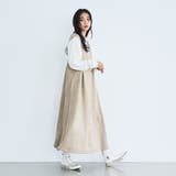 スウェードライクVネックジャンパースカート | coen【women】 | 詳細画像7 