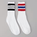 その他1 | 【お得な２足セット】Railroad sock ラインクルーソックス | coen【women】