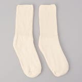 NATURAL | 【お得な２足セット】Railroad sock 無地クルーソックス | coen【women】