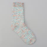 OFF WHITE | メランジテンジククルーソックス | coen【women】
