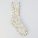 NATURAL | 【H FOOT WEAR(エイチ フットウェア)】メランジリブクルーソックス | coen【women】