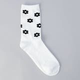 OFF WHITE | フラワージャガードソックス | coen【women】