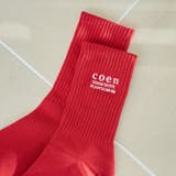 COENロゴ刺繍リブソックス | coen【women】 | 詳細画像3
