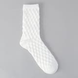 OFF WHITE | ポコポコ立体デザインソックス | coen【women】
