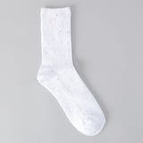 OFF WHITE | カラーネップヤーンリブソックス | coen【women】