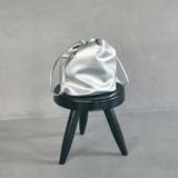 SILVER | 【再入荷・新色登場】レザーライク巾着ショルダーバッグ | coen【women】