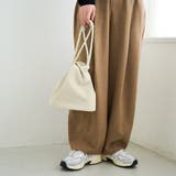 LT.GRAY | 【再入荷・新色登場】レザーライク巾着ショルダーバッグ | coen【women】