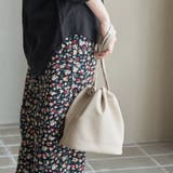 BEIGE | 【再入荷・新色登場】レザーライク巾着ショルダーバッグ | coen【women】