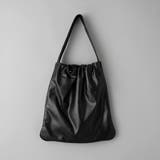 レザーライク ギャザーワンショルダートートバッグ | coen【women】 | 詳細画像6 