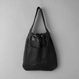 レザーライク ギャザーワンショルダートートバッグ | coen【women】 | 詳細画像11 