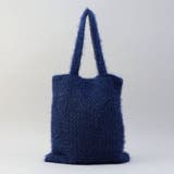 NAVY | フェザーメッシュニットトートバッグ | coen【women】