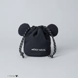 BLACK | 【MICKEY(ミッキー) / 別注】 シルエット巾着 | coen【women】