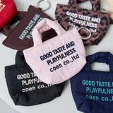 LT.PINK | 【ギフトにおすすめ/新色追加】ロゴ刺繍ミニポーチキーホルダー | coen【women】