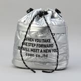 ロゴ刺繍 幾何柄 キルト巾着ショルダーバッグ | coen【women】 | 詳細画像8 