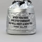 ロゴ刺繍 幾何柄 キルト巾着ショルダーバッグ | coen【women】 | 詳細画像9 