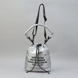 ロゴ刺繍 幾何柄 キルト巾着ショルダーバッグ | coen【women】 | 詳細画像10 