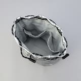 ロゴ刺繍 幾何柄 キルト巾着ショルダーバッグ | coen【women】 | 詳細画像15 