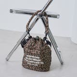 ロゴ刺繍 幾何柄 キルト巾着ショルダーバッグ | coen【women】 | 詳細画像3 