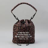 ロゴ刺繍 幾何柄 キルト巾着ショルダーバッグ | coen【women】 | 詳細画像4 