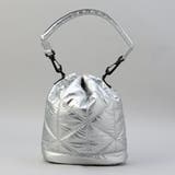 ロゴ刺繍 幾何柄 キルト巾着ショルダーバッグ | coen【women】 | 詳細画像7 