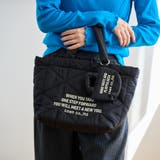 その他2 | ロゴ刺繍 幾何柄 キルトランチトートバッグ | coen【women】