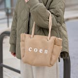 coenロゴ リバーシブルフェイクムートンボアトート | coen【women】 | 詳細画像1