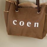 coenロゴ リバーシブルフェイクムートンボアトート | coen【women】 | 詳細画像11