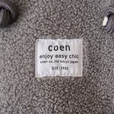 coenロゴ リバーシブルフェイクムートンボアトート | coen【women】 | 詳細画像8
