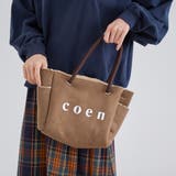 coenロゴ リバーシブルフェイクムートンボアトート | coen【women】 | 詳細画像9
