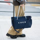 【再入荷 新色登場】coen（コーエン）ロゴ ポリキャンバスショルダーバッグ（W… | coen【women】 | 詳細画像12 