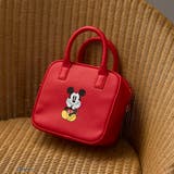 RED | 【MICKEY（ミッキー）/別注】レザーライクボストンバッグ | coen【women】