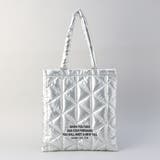 ロゴ刺繍 幾何柄 キルトトートバッグ | coen【women】 | 詳細画像10 