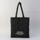 ロゴ刺繍 幾何柄 キルトトートバッグ | coen【women】 | 詳細画像12 