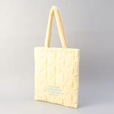 ロゴ刺繍 幾何柄 キルトトートバッグ | coen【women】 | 詳細画像4 