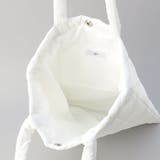 ロゴ刺繍 幾何柄 キルトトートバッグ | coen【women】 | 詳細画像9 