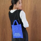 COBALT | 【再入荷/新色登場】ロゴ刺繍 幾何柄 キルト2wayショルダーバッグ | coen【women】