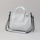 coen（コーエン）ロゴ刺繍 メッシュパフ2wayトートバッグ（Mサイズ） | coen【women】 | 詳細画像14 