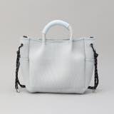 coen（コーエン）ロゴ刺繍 メッシュパフ2wayトートバッグ（Mサイズ） | coen【women】 | 詳細画像15 