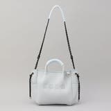 coen（コーエン）ロゴ刺繍 メッシュパフ2wayトートバッグ（Mサイズ） | coen【women】 | 詳細画像17 