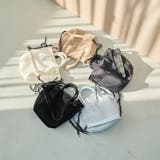 coen（コーエン）ロゴ刺繍 メッシュパフ2wayトートバッグ（Mサイズ） | coen【women】 | 詳細画像2 