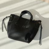 coen（コーエン）ロゴ刺繍 メッシュパフ2wayトートバッグ（Mサイズ） | coen【women】 | 詳細画像5 